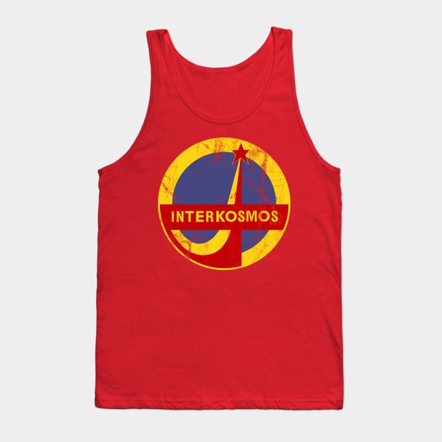 Soviet Space Program- Interkosmos Tank Top by ocsling